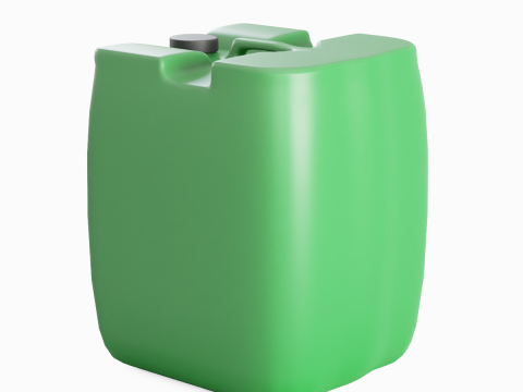 Plastic Canister B 03 3D 모델