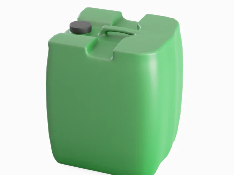 Plastic Canister B 03 3D Model