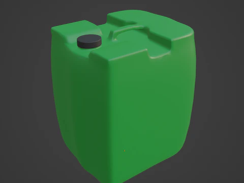 Plastic Canister B 03 3D Model