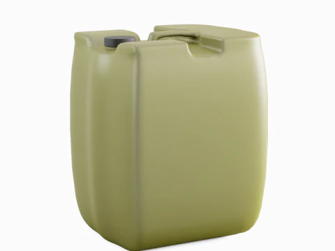 Plastic Canister B 04 3D Model