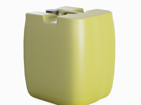 Plastic Canister B 04 3Dモデル
