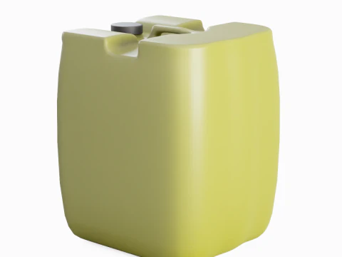Plastic Canister B 04 3D Model
