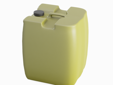 Plastic Canister B 04 3Dモデル