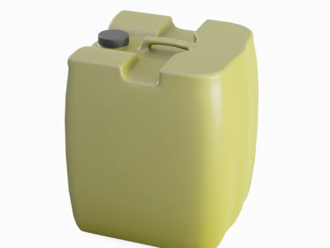 Plastic Canister B 04 3D Model