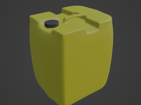 Plastic Canister B 04 3Dモデル