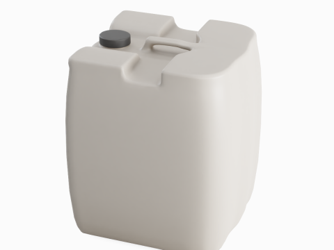 Plastic Canister B 05 3Dモデル