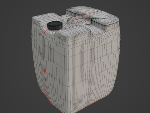 Plastic Canister B 05 3Dモデル