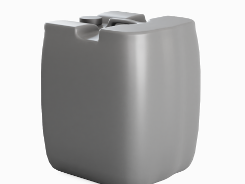 Plastic Canister B 06 3D Модель