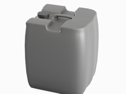 Plastic Canister B 06 3D Модель