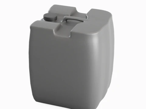Plastic Canister B 06 3D Model