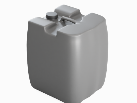 Plastic Canister B 06 3D Модель