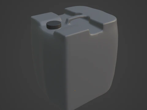 Plastic Canister B 06 3D Model