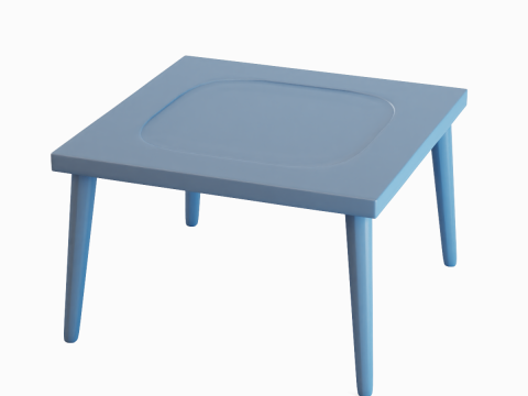 Plastic Table 01 3D 모델