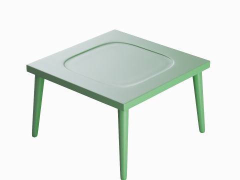 Plastic Table 02 3Dモデル