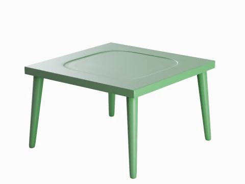 Plastic Table 02 3D Model