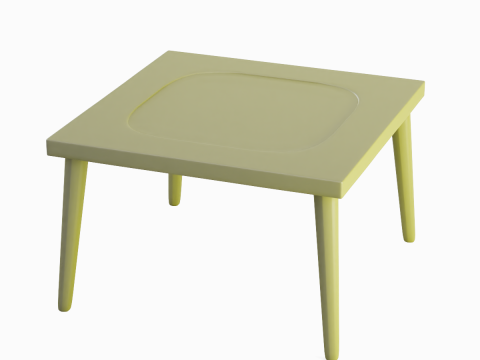 Plastic Table 03 3D 模型