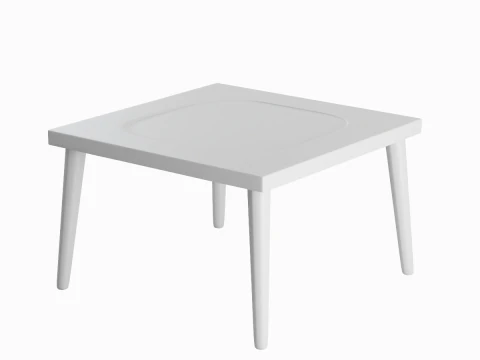 塑料桌05 3D 模型