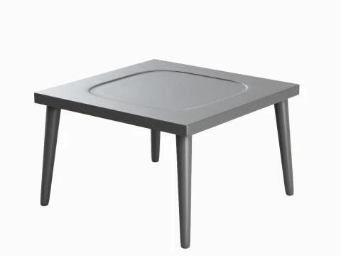 Plastic Table 06 3D Model