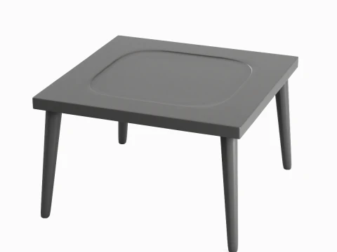 Plastic Table 06 3D Model