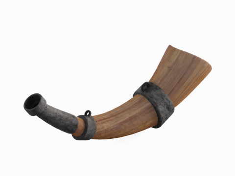 Viking Horn 01 3D 모델