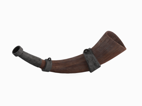 Viking Horn 02 3Dモデル