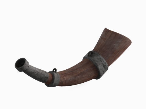 Viking Horn 02 3Dモデル