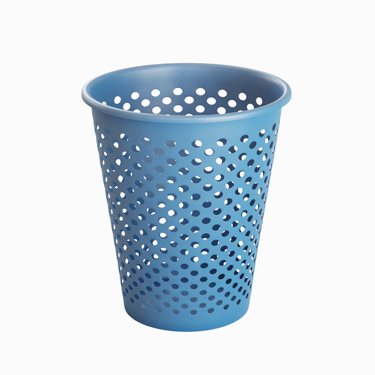 Plastic Trash Bin 01 3D Model .c4d .max .obj .3ds .fbx .stl .blend 