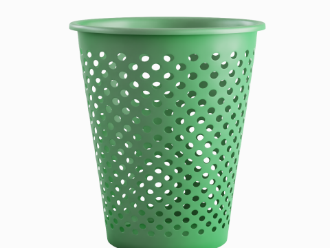 Plastic Trash Bin 02 3Dモデル