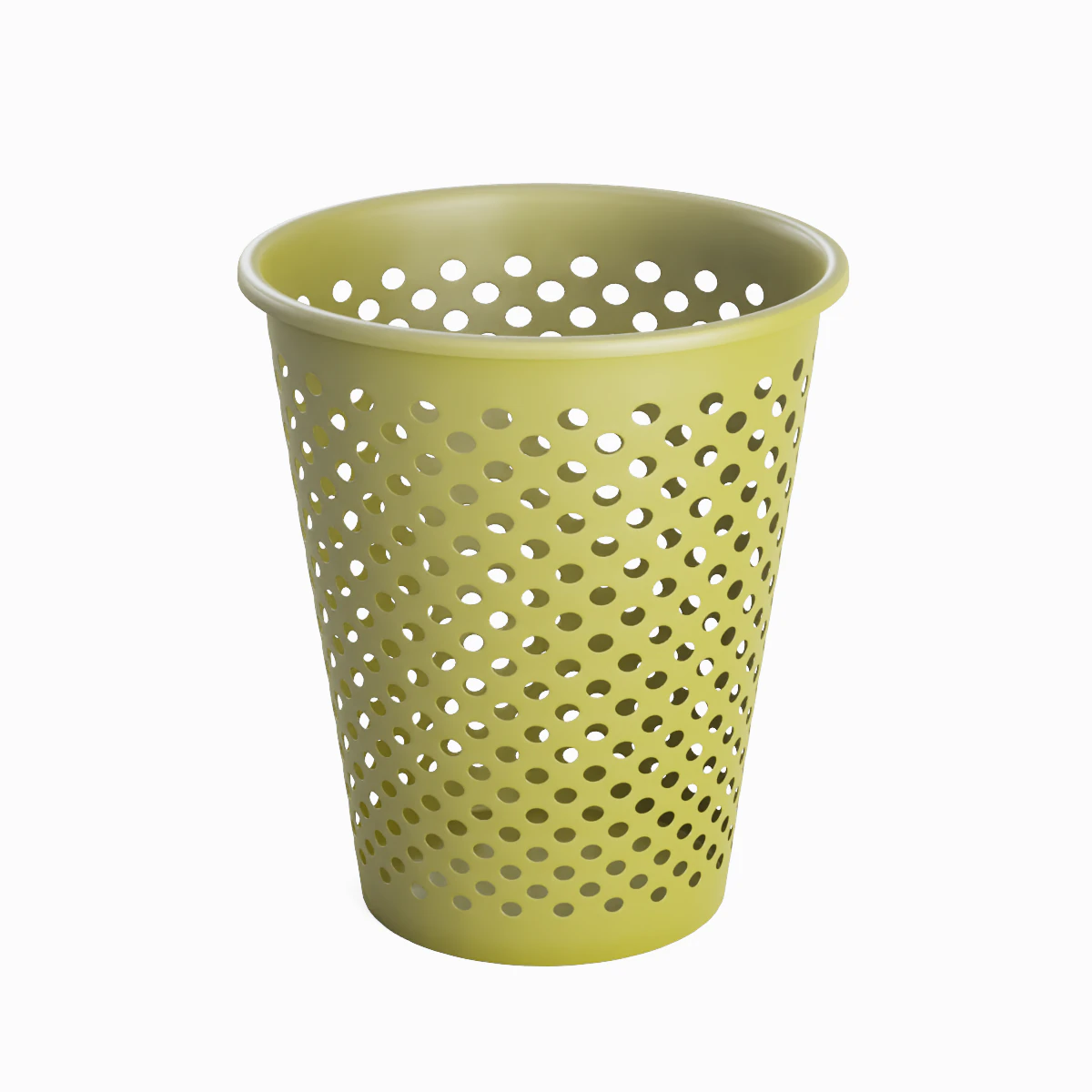 Plastic Trash Bin 03 3D Model .c4d .max .obj .3ds .fbx .stl .blend 