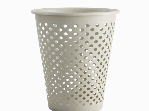 Plastic Trash Bin 06 3D 모델