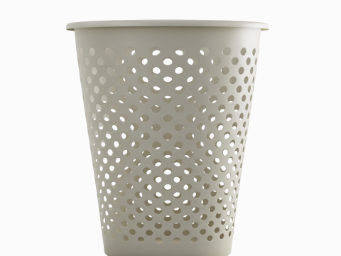 Plastic Trash Bin 06 3D 모델