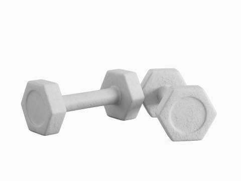 Small Rubber Dumbell 02 3Dモデル