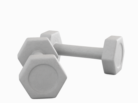 Small Rubber Dumbell 02 3Dモデル