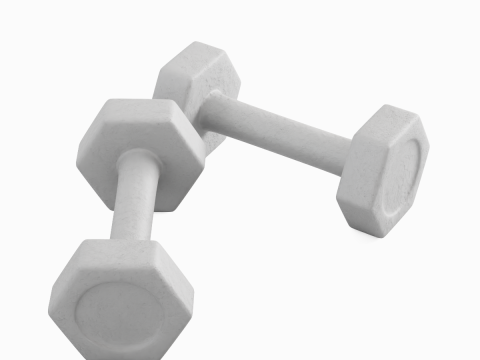 Small Rubber Dumbell 02 3Dモデル