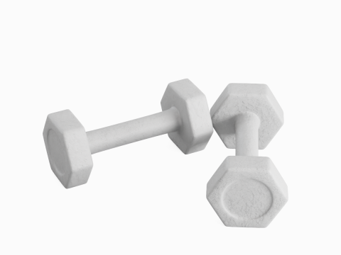 Small Rubber Dumbell 02 3Dモデル