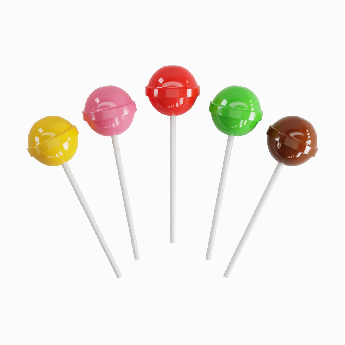 Simple Lolipops 3D Model .c4d .max .obj .3ds .fbx .stl .blend 