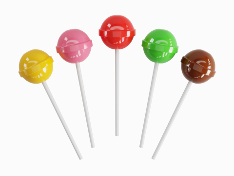 Simple Lolipops 3Dモデル