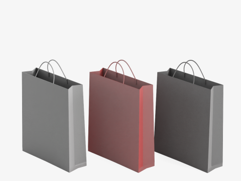Shopping Bags 3D Model