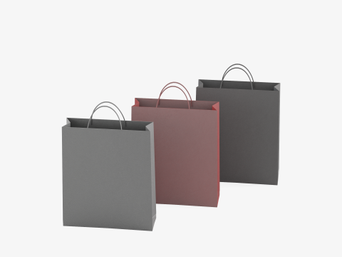 Shopping Bags 3D मॉडल