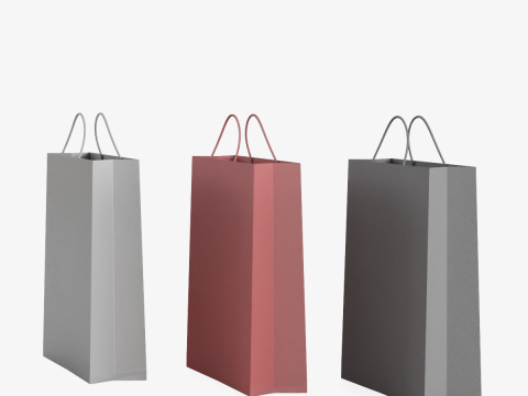 Shopping Bags 3D मॉडल