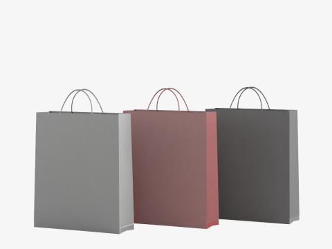Shopping Bags 3D मॉडल