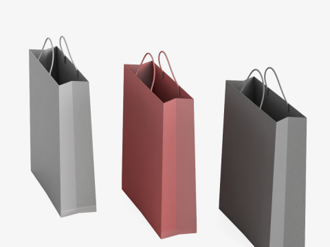 Shopping Bags 3D मॉडल