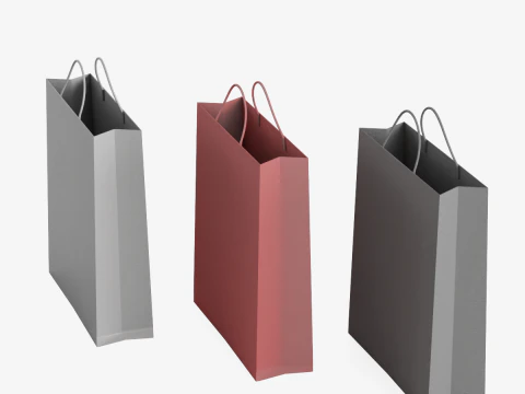 Shopping Bags 3D Model