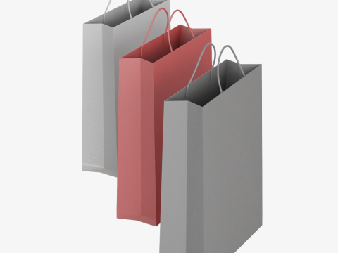 Shopping Bags 3D मॉडल