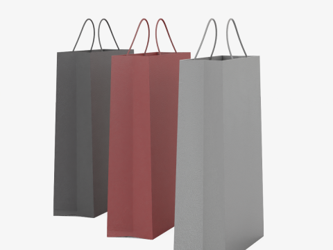 Shopping Bags 3D मॉडल