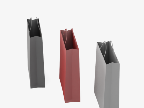 Shopping Bags 3D मॉडल
