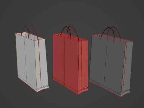 Shopping Bags 3D Model