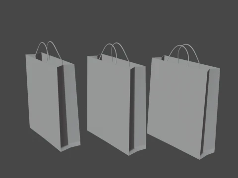 Shopping Bags 3D Model