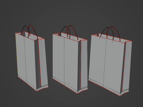 Shopping Bags 3D मॉडल