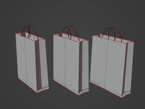 Shopping Bags 3D Model
